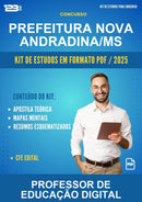 Kit de Estudos para o Concurso Prefeitura Nova Andradina/MS para Professor de Educação Digital
