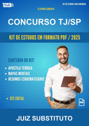 Kit de Estudos para o Concurso Tj/SP para Juiz Substituto