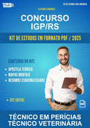 Kit de Estudos para o Concurso Igp/RS para Técnico Em Perícias Técnico Veterinária
