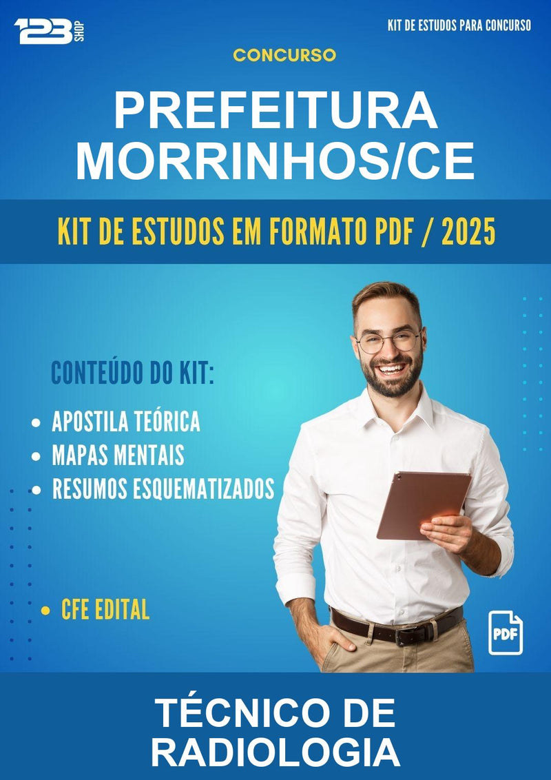 Kit de Estudos para o Concurso Prefeitura Morrinhos/CE para Técnico de Radiologia