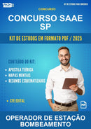 Kit de Estudos para o Concurso Saae Sp para Operador de Estação Bombeamento