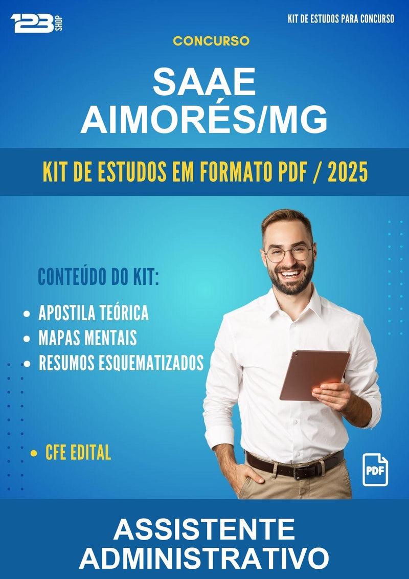 Kit de Estudos para o Concurso Saae Aimorés/MG para Assistente Administrativo