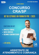Kit de Estudos para o Concurso Cra/SP para Assistente de Atendimento E Cobrança