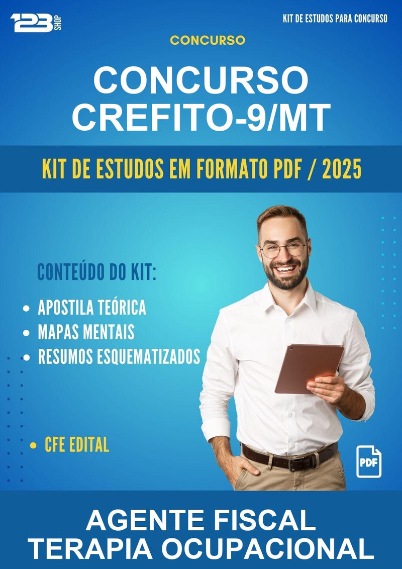 Kit de Estudos para o Concurso Crefito-9/MT para Agente Fiscal Terapia Ocupacional