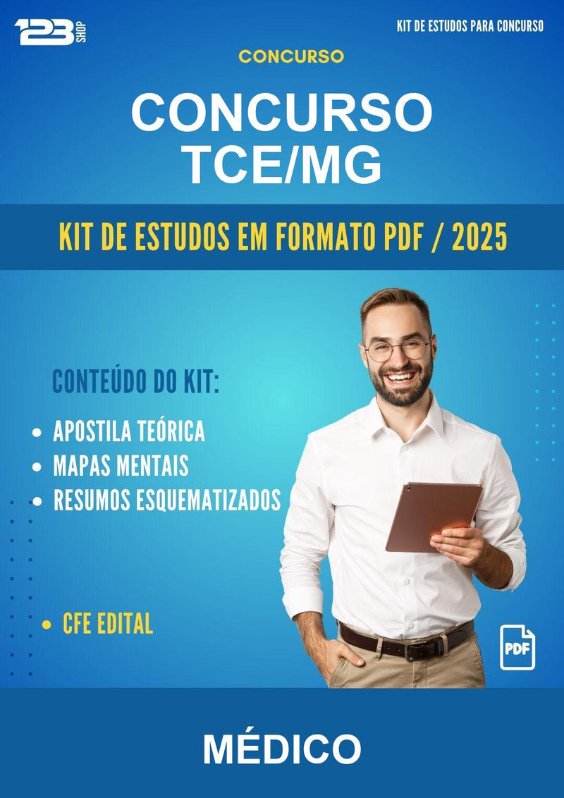 Kit de Estudos para o Concurso Tce/MG para Médico