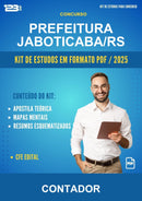 Kit de Estudos para o Concurso Prefeitura Jaboticaba/RS para Contador