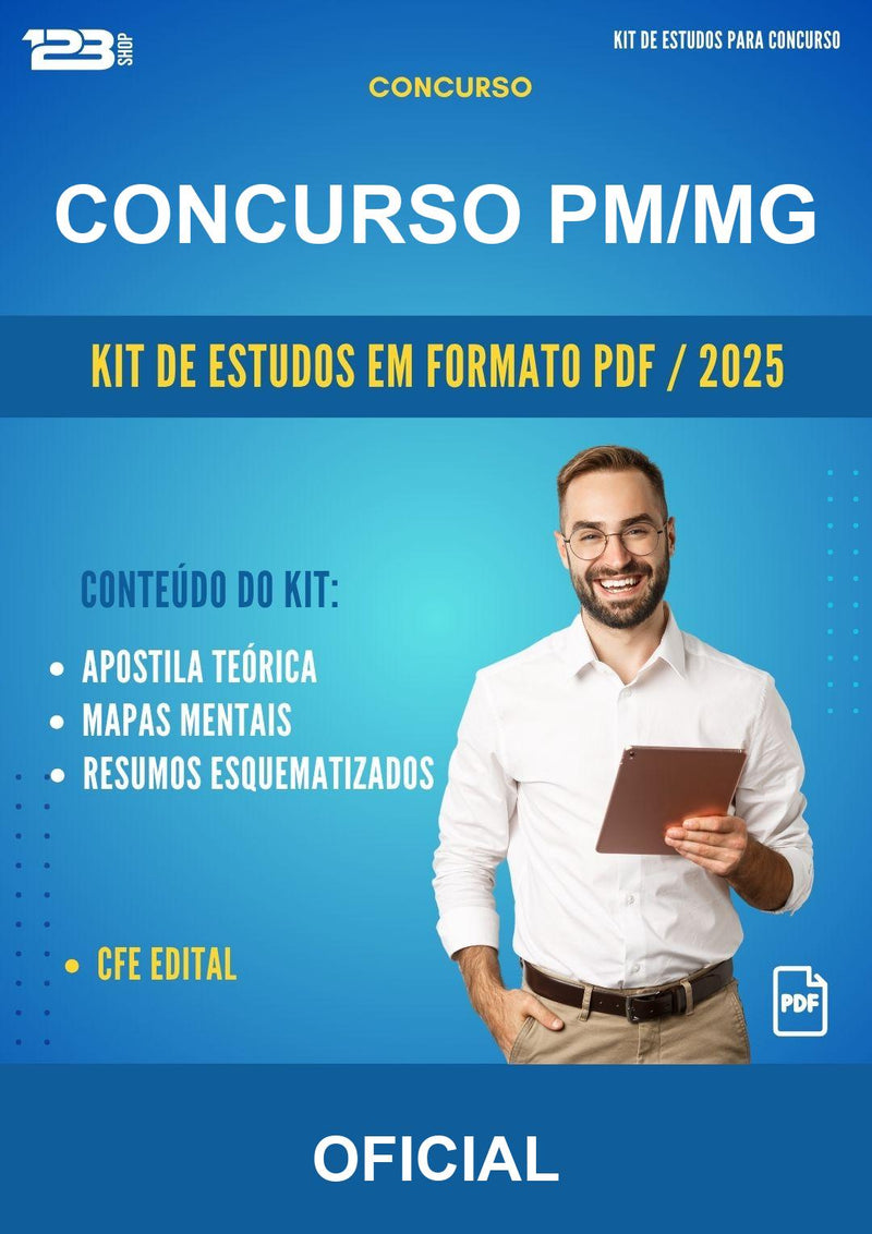 Kit de Estudos para o Concurso Pm/MG para Oficial