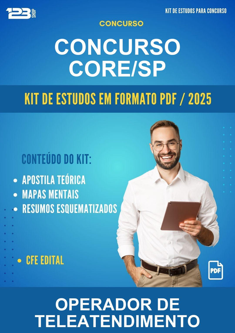 Kit de Estudos para o Concurso Core/SP para Operador de Teleatendimento
