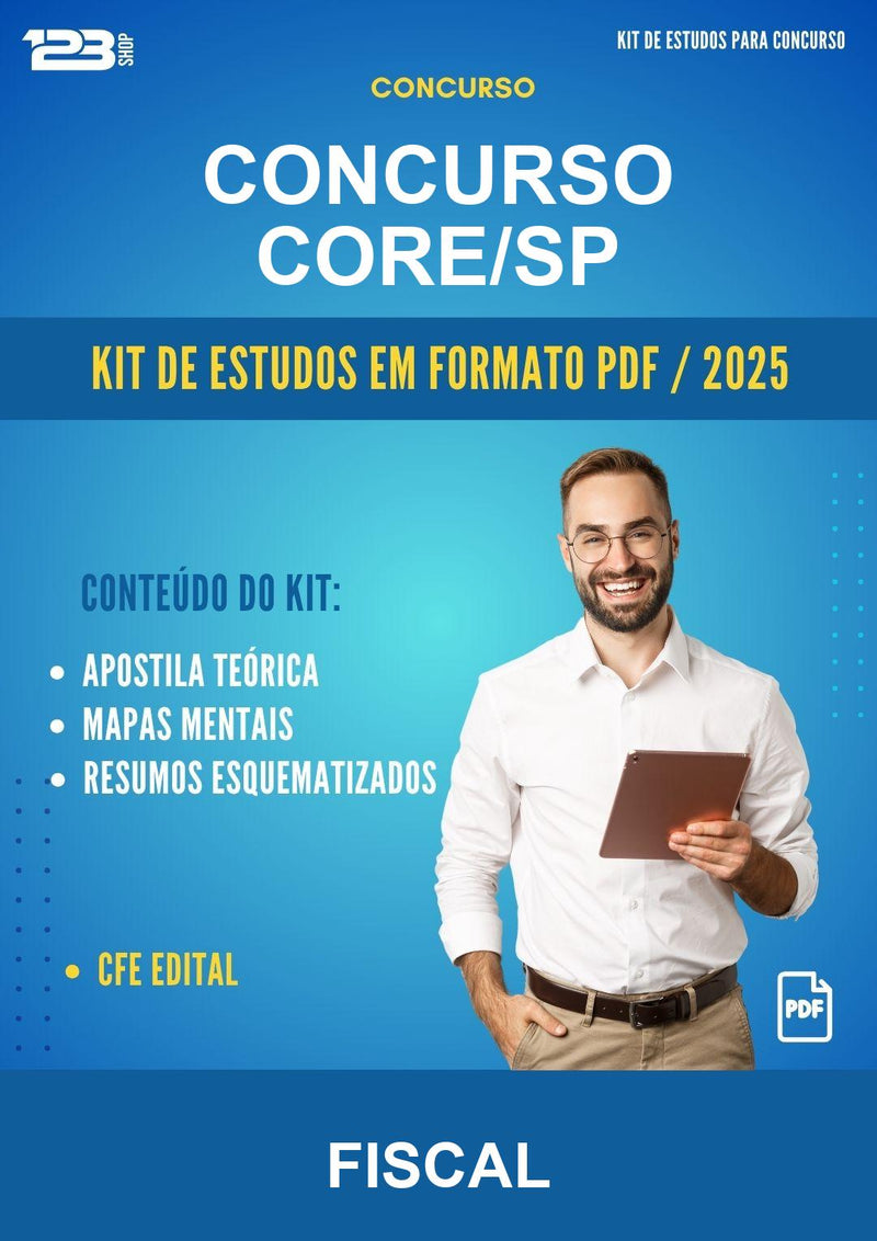 Kit de Estudos para o Concurso Core/SP para Fiscal