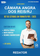 Kit de Estudos para o Concurso Câmara Angra dos Reis/RJ para Redator