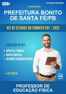 Kit de Estudos para o Concurso Prefeitura Bonito de Santa Fé/PB para Professor de Educação Física
