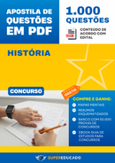 Apostila de Questões para Concurso de História - 1.000 Questões