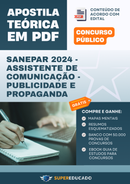 Apostila Teórica para Concurso SANEPAR 2024 - Assistente de Comunicação - Publicidade e Propaganda