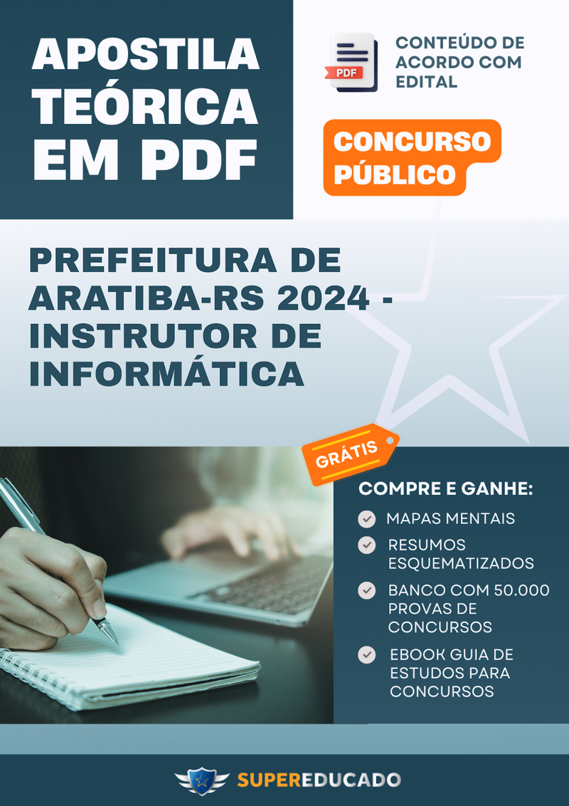 Apostila Teórica para Concurso da Prefeitura de Aratiba-RS 2024 - Instrutor de Informática