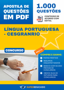 Apostila de Questões para Concurso de Língua Portuguesa - Cesgranrio - 1.000 Questões