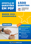 Apostila de Questões para Concurso BNDES 2024 - Engenharia - 1.500 Questões