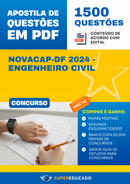 Apostila de Questões para Concurso Novacap-DF 2024 - Engenheiro Civil - 1.500 Questões