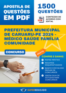 Apostila de Questões para Concurso da Prefeitura Municipal de Caruaru-PE 2024 - Médico Saúde Família Comunidade - 1.500 Questões