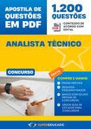 Apostila de Questões para Concurso de Analista Técnico - Mais de 1.200 Questões